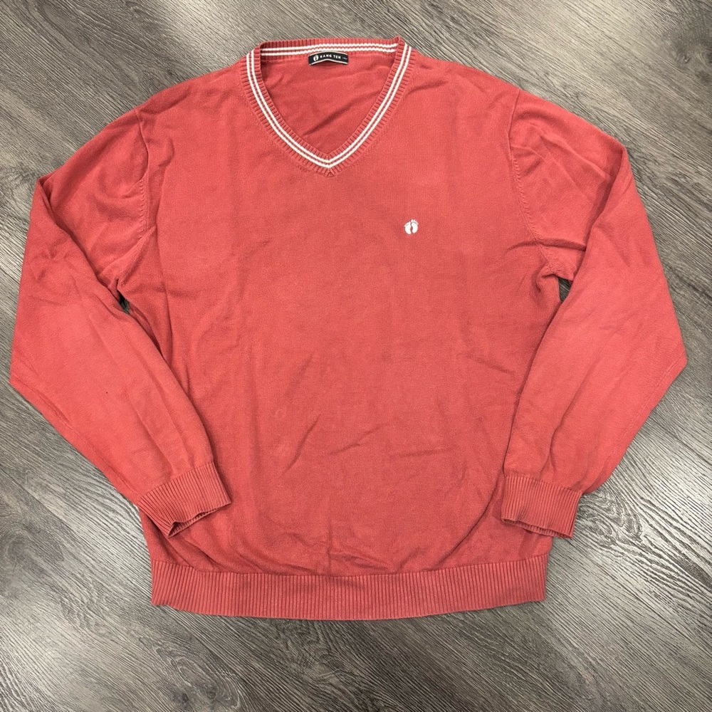 Hang Ten Sweatshirt, Redish Pink Colour, Women’s XL, Unique Preppy